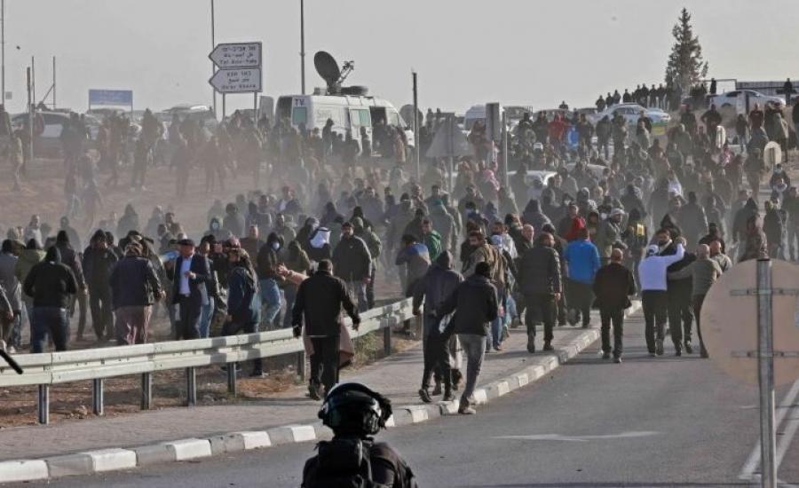 النقب.. أكثر من 100 معتقل منذ بدء الاحتجاجات