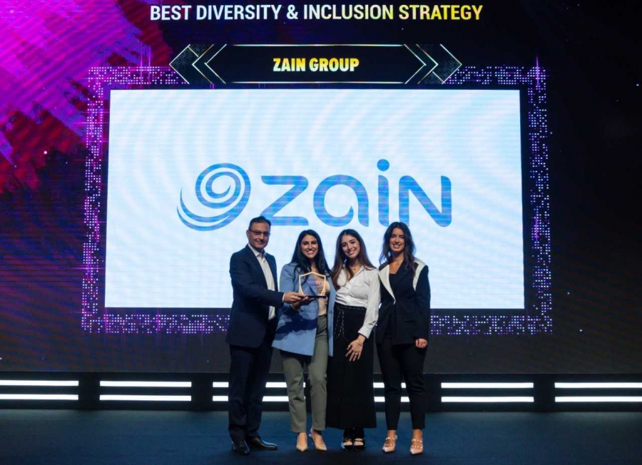 زين تفوز بجائزة التنوع والاشتمال على مستوى الشرق الأوسط