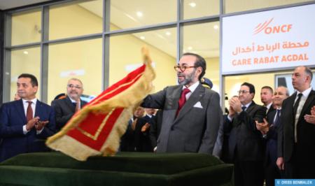 الملك محمد السادس يُعطي بالرباط انطلاقة أشغال إنجاز الخط السككي فائق السرعة LGV الرابط بين القنيطرة ومراكش