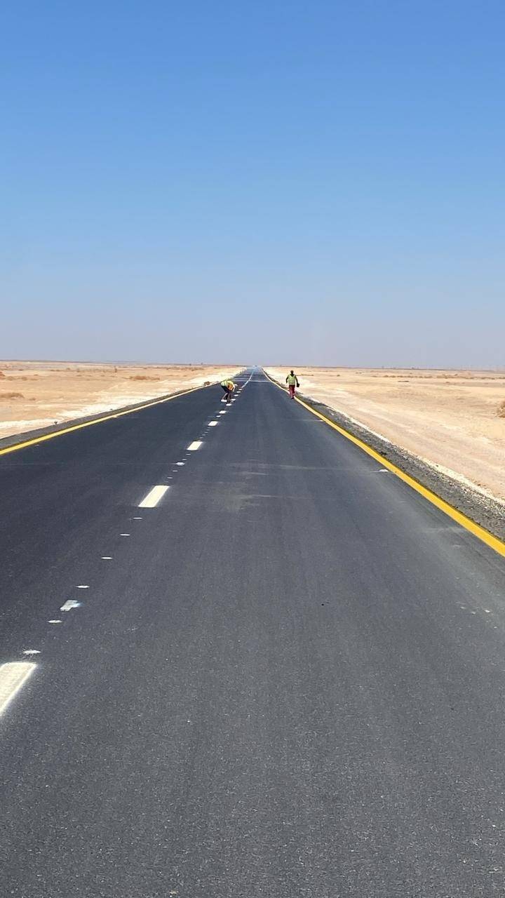 الأشغال تنجز طريق الجفر – مناجم الشيدية