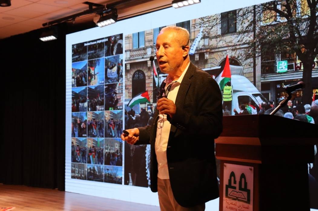 من منتدى العصرية حماد يحلل التحولات الأوروبية فلسطينياً وآفاقها،… و عبد الرحمن الزخم الشعبي العالمي من أدوات فلسطين الاستراتيجية