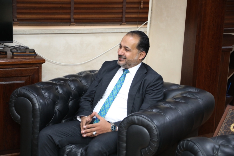 الحيصة يلتقي أمين عام جائزه خليفة الدولية لنخيل التمر والابتكار الزراعي 