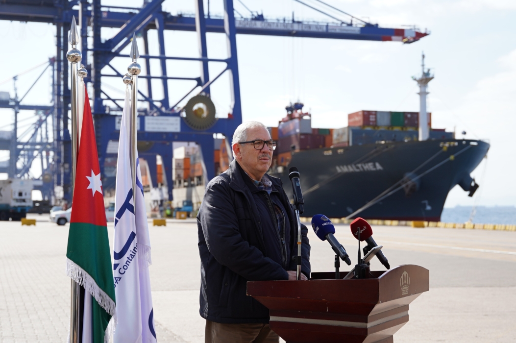 ميناء حاويات العقبة يحقق إنجازا تاريخيا بمناولة مليون حاوية نمطية