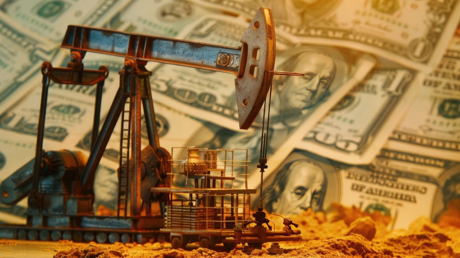 ارتفاع أسعار الذهب والنفط وانخفاض مؤشر الدولار عالميا 