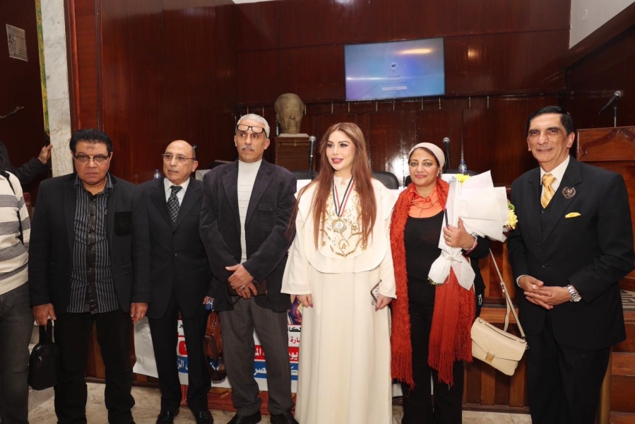 سارة طالب السهيل و اللواء اشرف فوزي في توثيق الهوية الوطنية عبر القلم»…