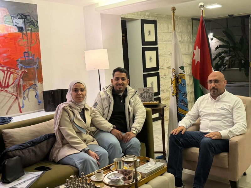 قنصلية سان مارينو في عمّان تستقبل طلاباً من غزة متوجّهين لدراسة التصميم الهندسي في جامعة جمهورية سان مارينو